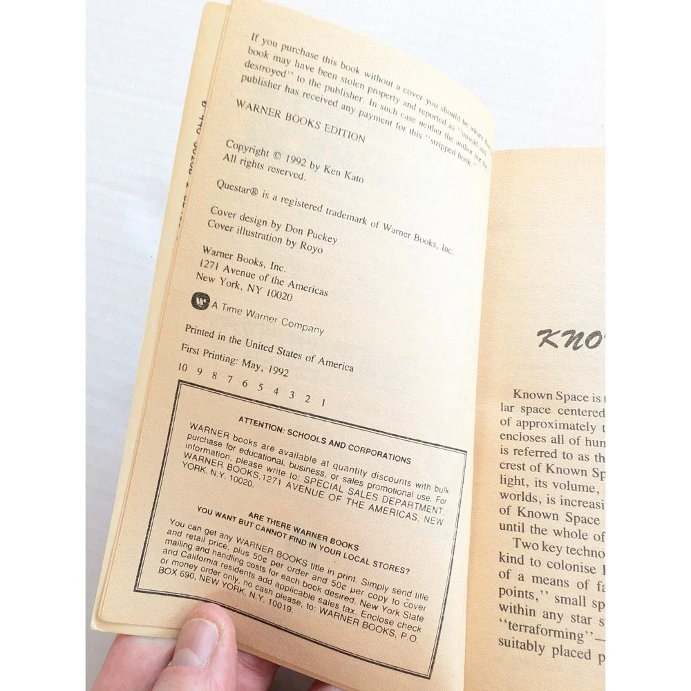 Ken Kato Yamato A‎ Rage in Heaven & The Way of the Warrior Vintage Paperback
